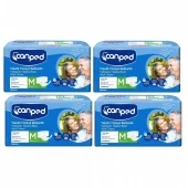 Canped Belbantlı Tekstil Yüzeyli Orta Boy (M) 30'lu 4 Paket Hasta Bezi ürün görseli