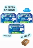 Prosafe Belbantlı Orta Boy M 30'lu 3 Adet Hasta Bezi ürün görseli