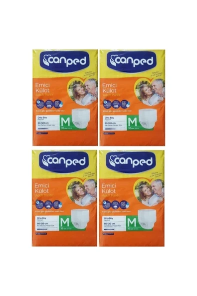 CANPED Emici Külot Orta Boy Medium 4 Paket 120 Adet ürün görseli
