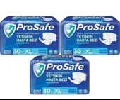 Prosafe Belbantlı Ekstra Büyük Boy XL 30'lu 3 Adet Hasta Bezi ürün görseli
