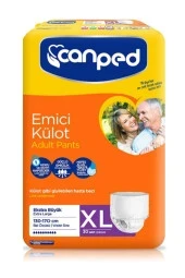 CANPED Emici Külot Yetişkin Hasta Bezi Ekstra Large 30 Lu Paket Bel Çevresi 130Cm-170Cm ürün görseli