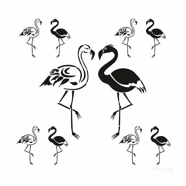 HOME DECOR MİNİ STENCIL HDM-176 25X25 ürün görseli 1