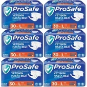 Prosafe Hasta Bezi Yetişkin Bel Bantlı Tekstil Yüzey L-Büyük Boy 180 Adet (6PK x 30) ürün görseli