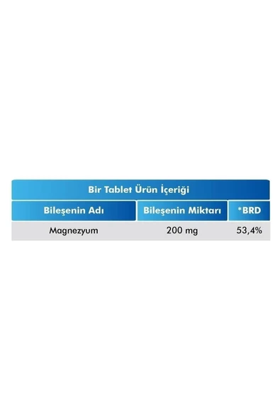 Magnezyum Malat, Sitrat Ve Bisglisinat - 200 Mg | 30 Tablet - 3