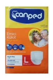 CANPED Emici Külot Hasta Bezi Büyük Boy Large 30'Lu 1 ürün görseli
