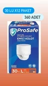 Prosafe Emici Külot Büyük Boy L 30'lu 12 Adet Hasta Bezi ürün görseli