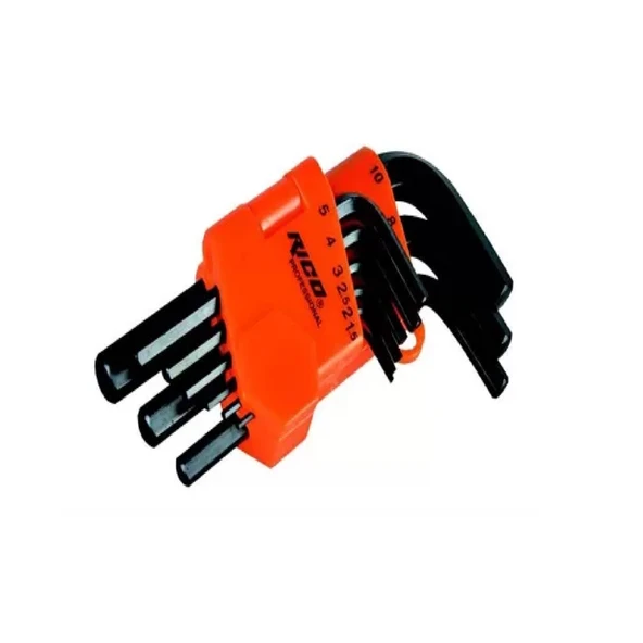 Ri̇co 9 Adet Allen Anahtar Düz Kısa ürün görseli