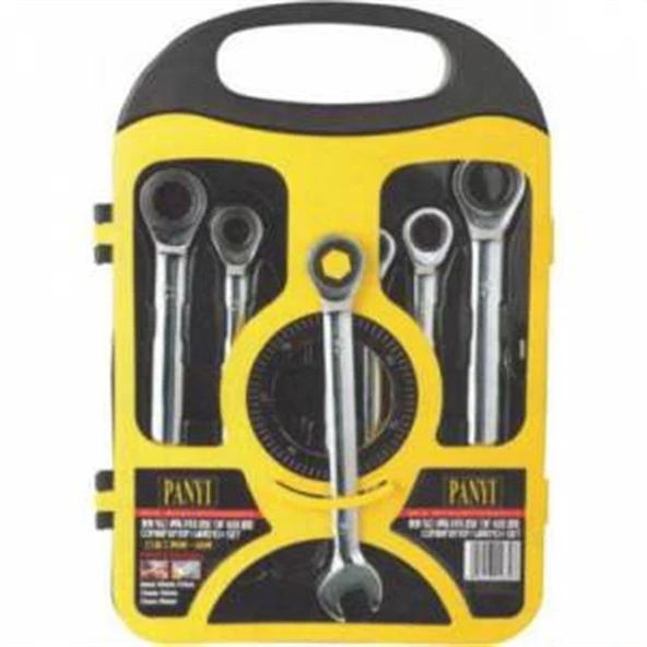 INDUSTRO 7 PARÇA CIRCIRLI KOMBİNE ANAHTAR TAKIMI ürün görseli 1