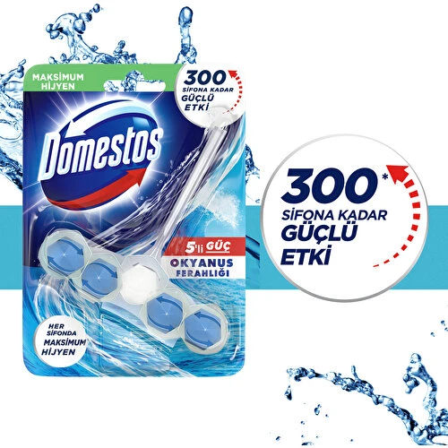 Domestos Wc Blok 5'Li Güç Okyonus 50 Gr 6859 - 5