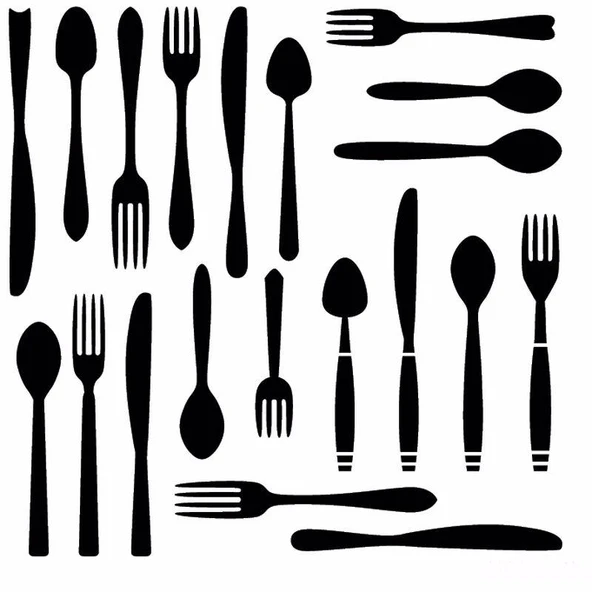 HOME DECOR MİNİ STENCIL HDM-183 25X25