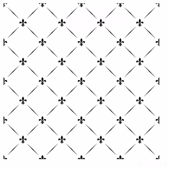 HOME DECOR MİNİ STENCIL HDM-189 25X25