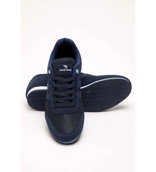 Tonny Black Lacivert Unısex Spor Ayakkabı V2999 - Resim 3