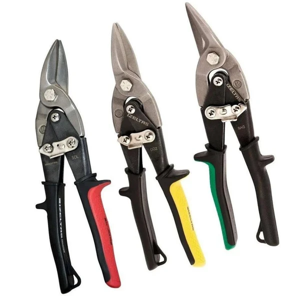 İZELTAŞ ALÜMİNYUM VE SAC KESME MAKASI TAKIMI 3 PARÇA ürün görseli 1