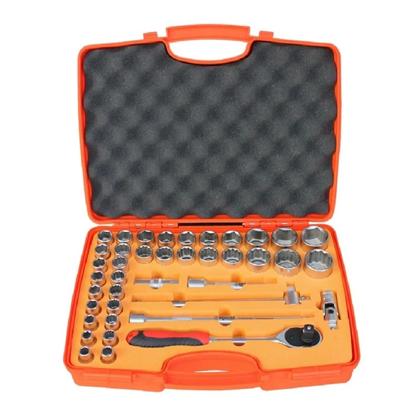 Ri̇co 40 Parça 1/2” 12 Köşe Lokma Seti ürün görseli 1