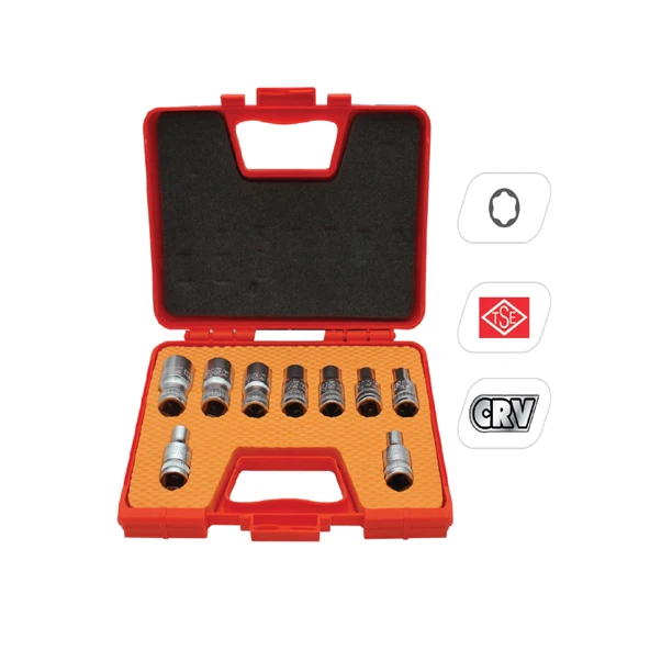 Ri̇co 9 Parça 1/2” İ̇ç Torx E Lokma Seti kısa ürün görseli