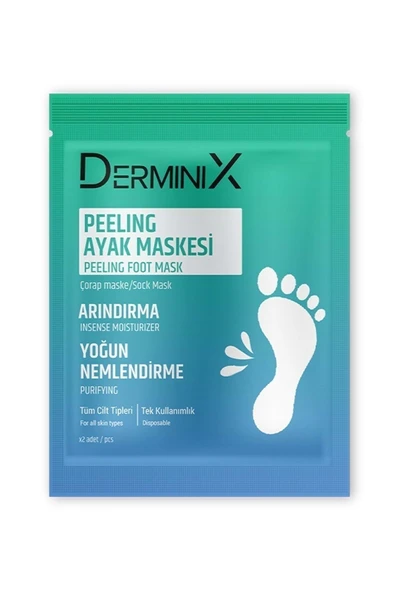 Derminix Peeling Ayak Maskesi 2'li