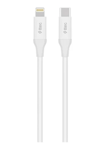 Ttec Usb-c - Lightning Hızlı Şarj Kablosu 150cm Beyaz