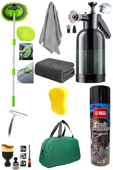 10’lu Efsane Set Araba Yıkama Bakım Seti Full Fırsat Oto Bakım Temizlik Seti. YENİ