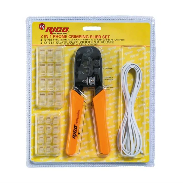 Ri̇co Profesyonel Bilgisayarcı Kablo Pensesi ürün görseli 1