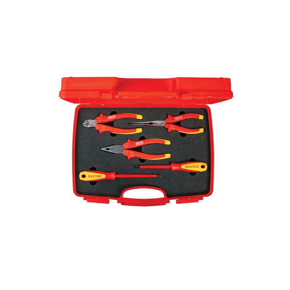 İZELTAŞ 1000V İZOLELİ ELEKTRİKÇİ SETİ (5 PARÇA) ürün görseli 1