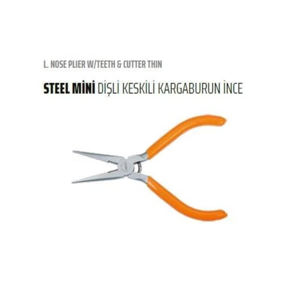 Ri̇co Steel Mi̇ni̇ Di̇şli̇ Keski̇li̇ Kargaburun İ̇nce ürün görseli 1