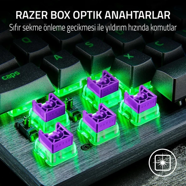 Huntsman V3 x Tenkeyless (Mor Anahtar) - Espor Optik Klavye (Sayısal Tuş Takımı Tasarımı