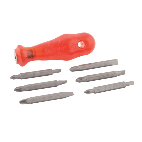 İZELTAŞ DEĞİŞKEN BİTS UÇLU TORNAVİDA SET 7 Parça ürün görseli 1