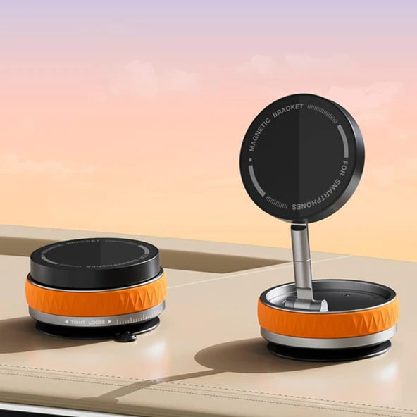 ATD-04 Güçlü Manyetik 360 Ayarlanabilir Katlanabilir, Manyetik Telefon Tutucu Stand - 5