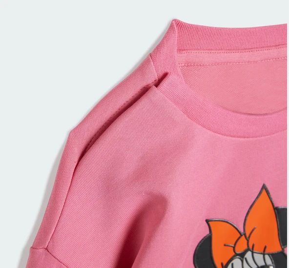 adidas Disney Minnie Mouse Bebek kız eşofman takımı  JY3470 - Resim 5
