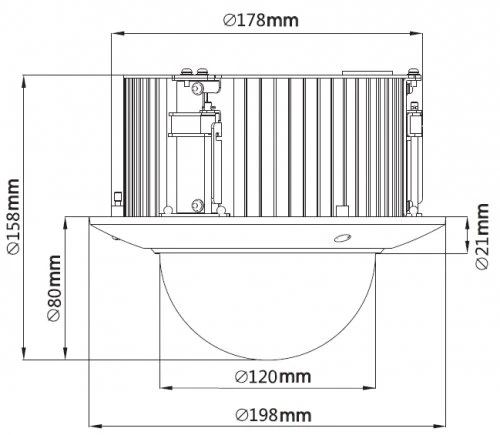 Dahua Sd42C212T-Hn 2Mp 12X Starlight Ptz Network Kamera - Resim 2