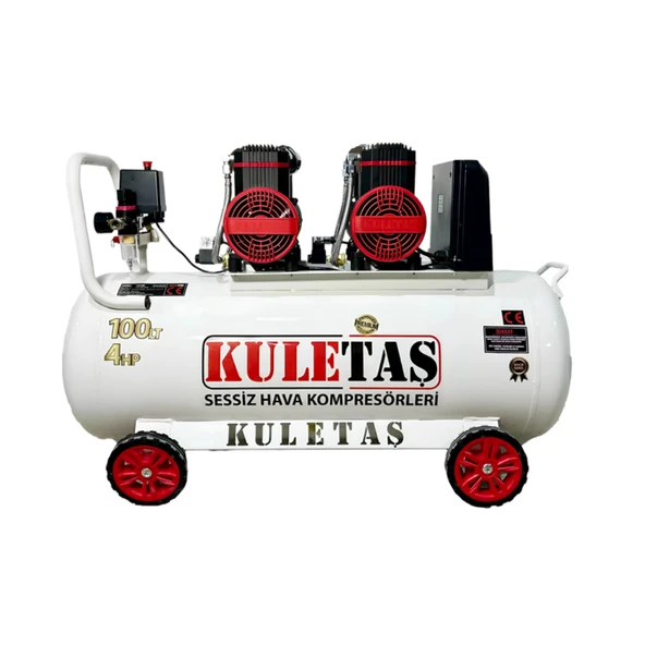 KULETAŞ 100 LT KOMPRESÖR 4 HP SESSİZ PREMİUM - 1
