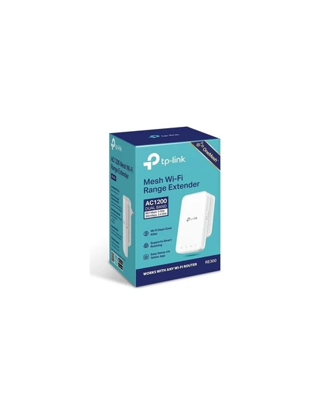 TP-Link RE300  Wi-Fi 5 Menzil Genişletici  AC1200 Mbps  EasyMesh  Dual Band  Kolay Kurulum Tüm Modem ve Router Modelleri ile Uyumludur - 2