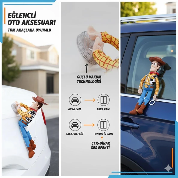 Space Şapkalı Kovboy Oto aksesuar renkli ürün görseli 1