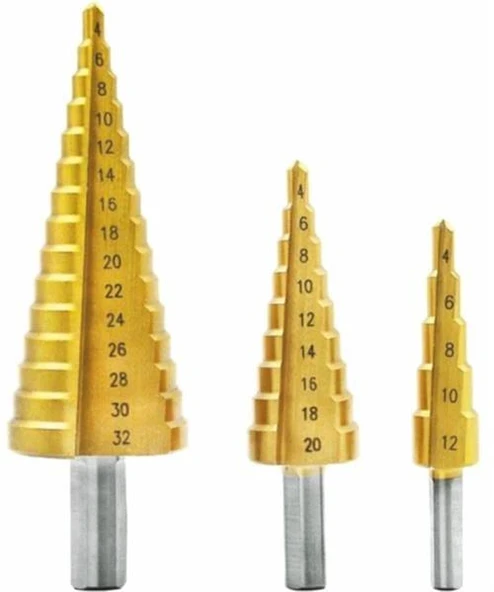 CMC 3 PCS KADEMELİ MATKAP UCU SETİ CMC6590 ürün görseli 1