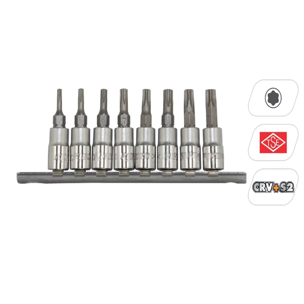 Ri̇co 1/4” Lokmalı Torx Bits Uç Deli̇kli̇ T-35 ürün görseli 1