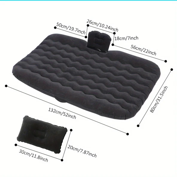 Araç seyahat yatağı gri / SYES36 - Resim 3