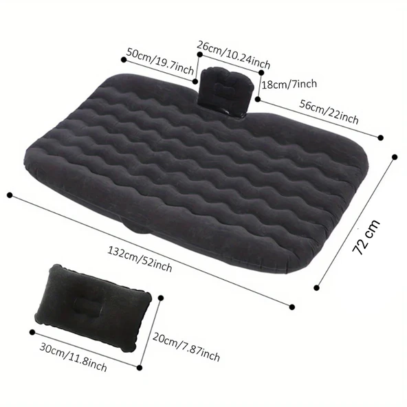 Araç seyahat yatağı gri / SYES36 - Resim 6