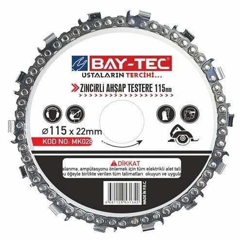BAYTEC ZİNCİRLİ AHŞAP TESTERE 115 MM MK0286-10 - 1