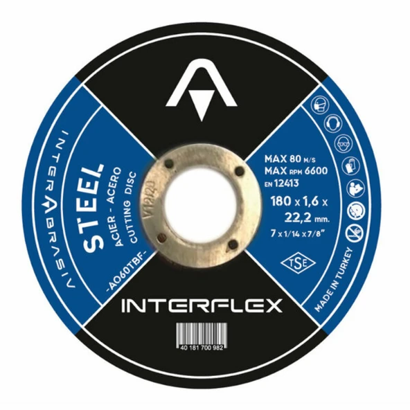 İNTERFLEX METAL KESİCİ TAŞ 125x2,5MM T41(25 ADET) ürün görseli 1