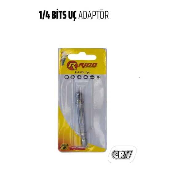 Ri̇co 1/4 Bi̇ts Uç Adaptör ürün görseli 1