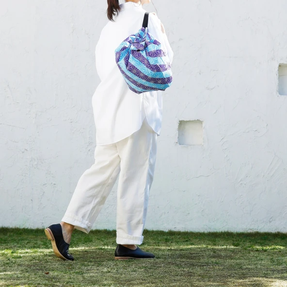 Shupatto Compact Bag - M - Asanoha - 10