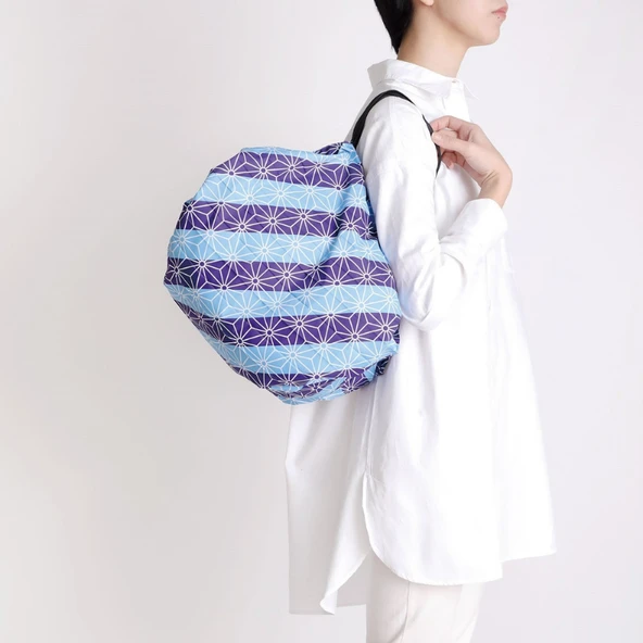 Shupatto Compact Bag - M - Asanoha - 8