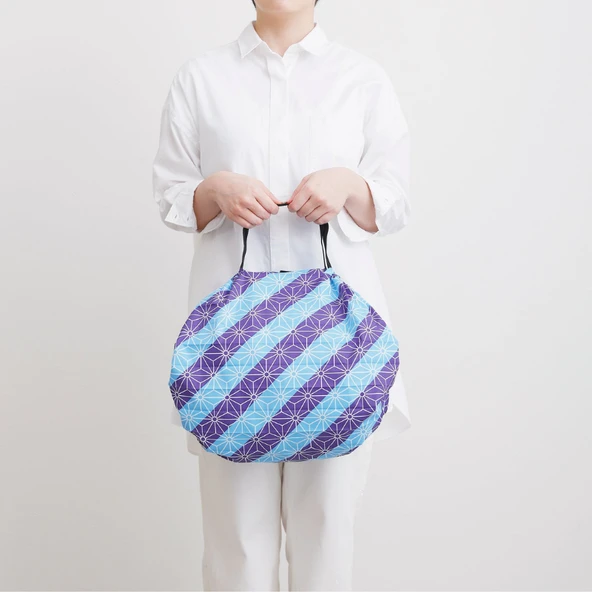 Shupatto Compact Bag - M - Asanoha - 7