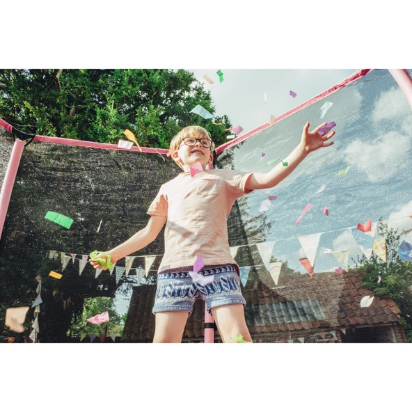 Plum File Korumalı Trambolin - 7 ft - Pembe - Resim 2