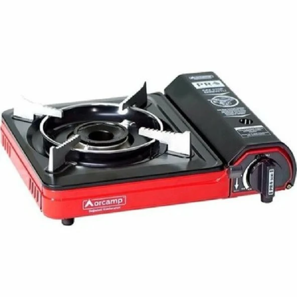 ORGAZ CK-505/TEKLİ PORTATİF OCAK KÖŞELİ KIRMIZI
