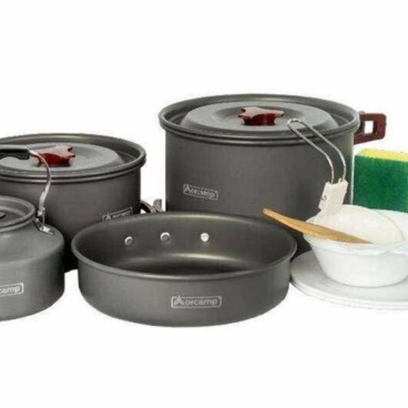 ORCAMP OUT-1050 KAMP TENCERE SETİ ürün görseli 1