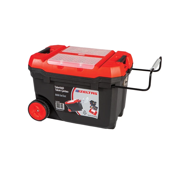 İZELTAŞ TEKERLEKLİ PLASTİK TAKIM ÇANTASI 28'' ürün görseli 1