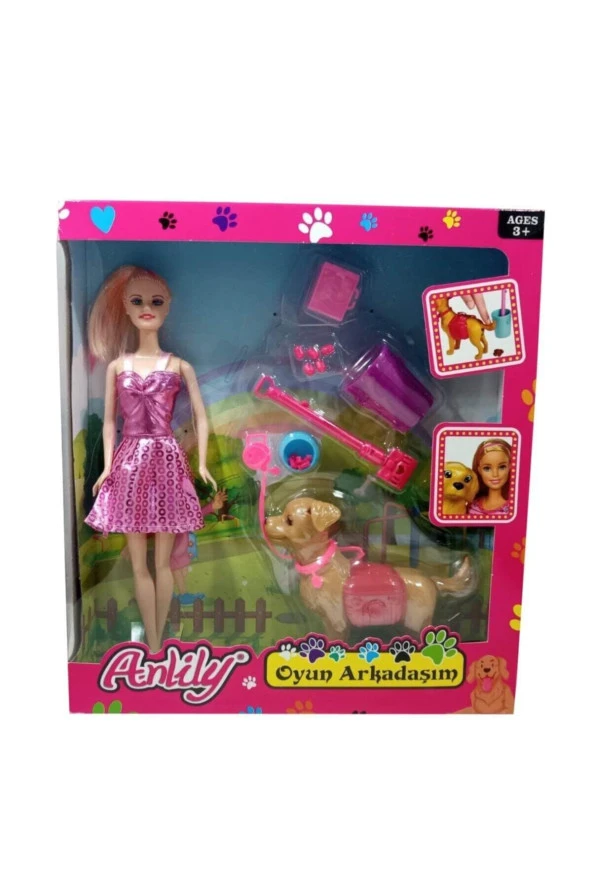 Oydaş Oyuncak Anlily Oyun Arkadaşım Köpek Kutuda