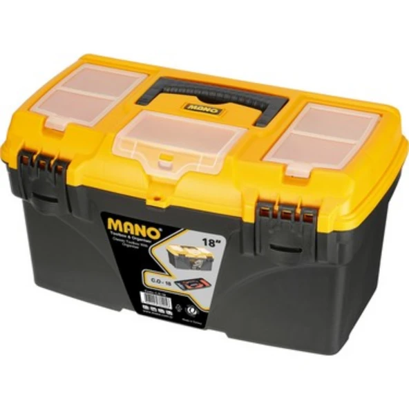 18" PLASTİK TAKIM ÇANTASI MANO C.O ürün görseli 1