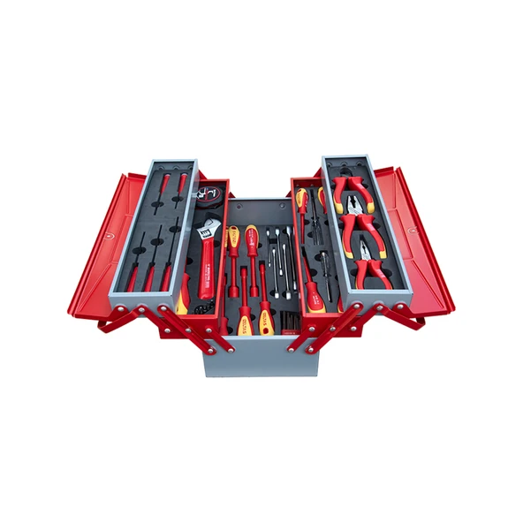 İZELTAŞ ELEKTRİKÇİ TAKIM ÇANTASI 5 GÖZLÜ 45 PARÇA ürün görseli 1